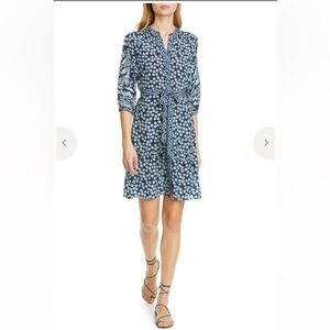 Saloni Tyra silk shirt dress size 2